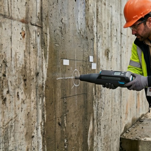 Gemini Generated Image Htt19khtt19khtt1 Bepaling van de oppervlaktehardheid van beton met een sclerometer - BETON+